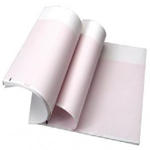 Papel para ECG de 11.4cm para electrocardiógrafo CP50 tipo Z, 250 hojas