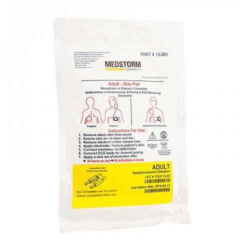 [MDO-16381] Parche multifuncional adulto para desfibrilador Zoll