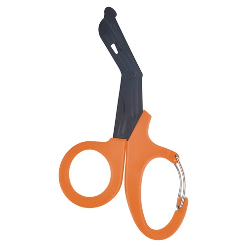 Tijeras de uso rudo sólido color naranja 15 cm