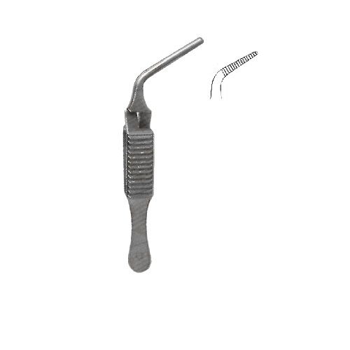 [BOS-65-6875] Pinza Bulldog, Diethrich Micro Coronary , quijada angulada de  8mm.