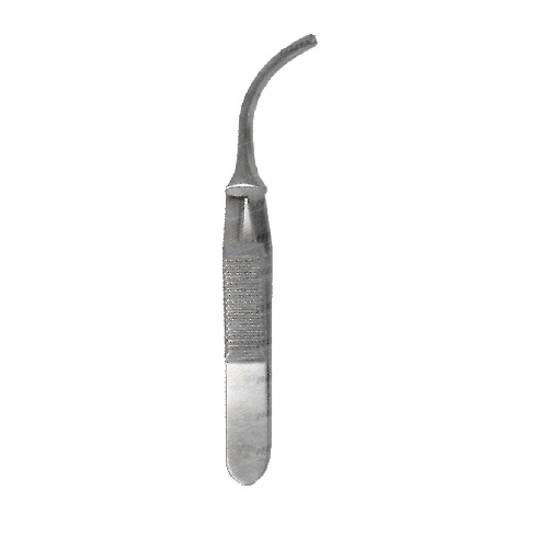 [BOS-65-6807] Pinza clamp DEBAKEY BULLDOG de acción cruzada curva  45 mm de quijada 9.5 cm de longitud