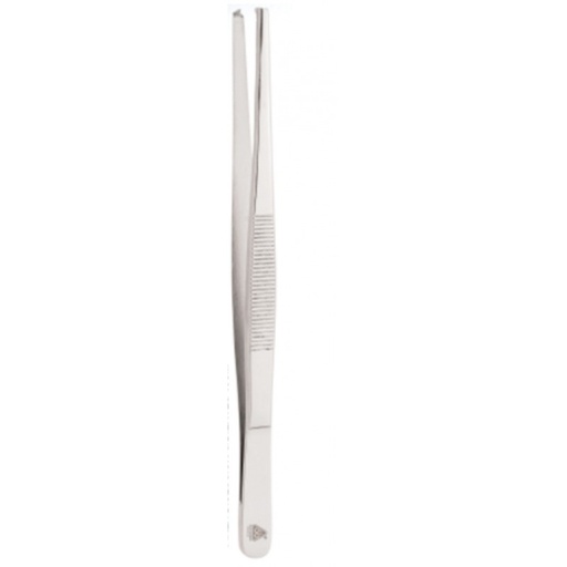 Pinza de diseccion con dientes 14 cms acero aleman