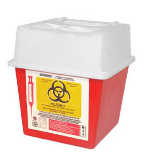 [A1C-PC-2] Recolector para punzocortantes de 0.94 a 2.8 lts de polipropileno
