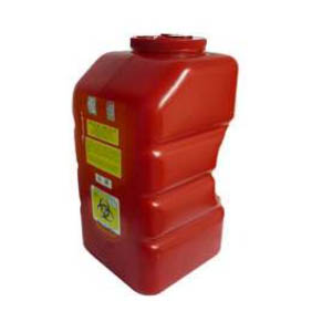 Recolector para punzocortantes de 12.0 lts de polipropileno