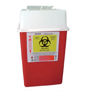 Recolector para punzocortantes de 3.75 a 4.75 lts de polipropileno