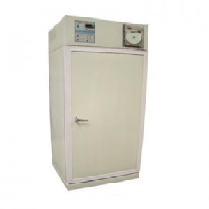 [REF-RVESCV-19-G] Refrigerador vertical de 19' para laboratorio esmaltado con 1 puerta sólida y congelador con graficador