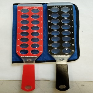 Regletas Esquiascópicas con cubierta de tela