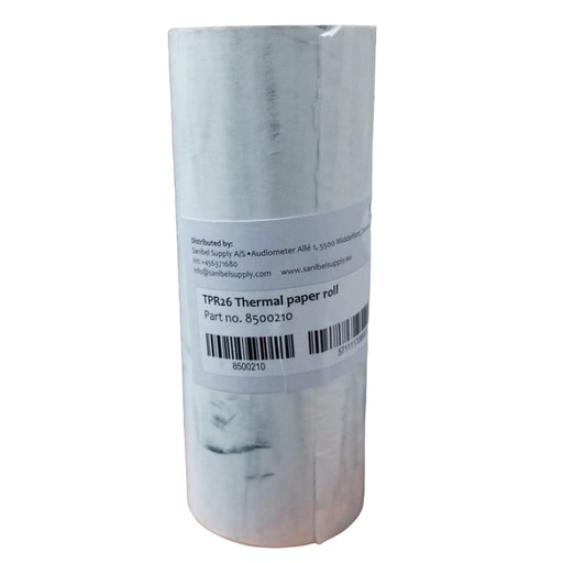 Rollo de Papel Termico TPR26 para Timpanometro Caja con 10 Piezas