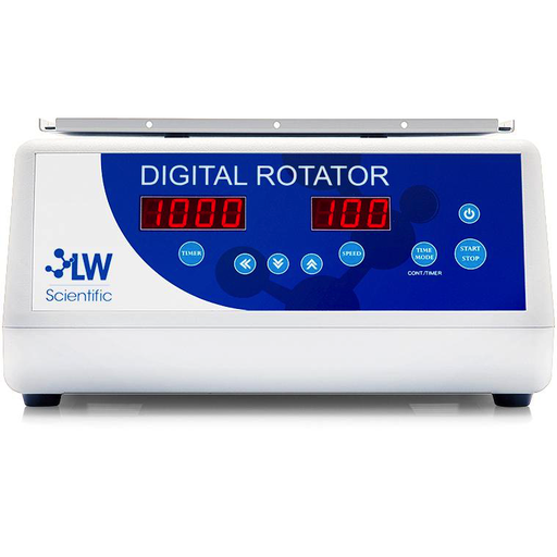 Rotador digital para pruebas de rutina
