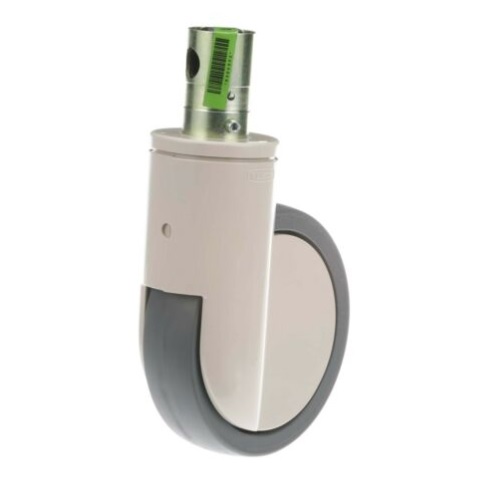 [HIL-6390602 ] Rueda de direccion/freno 5" para cama Advanta, TotalCare y VersaCare (etiqueta verde)