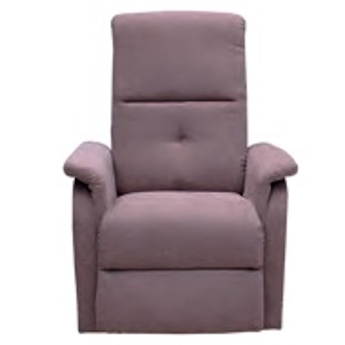 [EKM-KH100104] Sillón reclinable reposet con sistema de masaje y calor en Tela color Beige