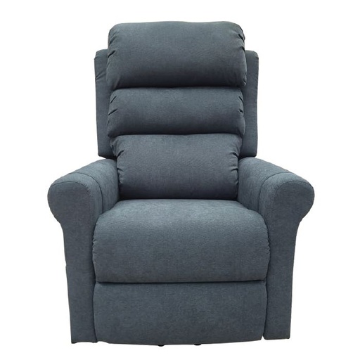 Sillón reclinable reposet con sistema de masaje y calor en color Azul Navy