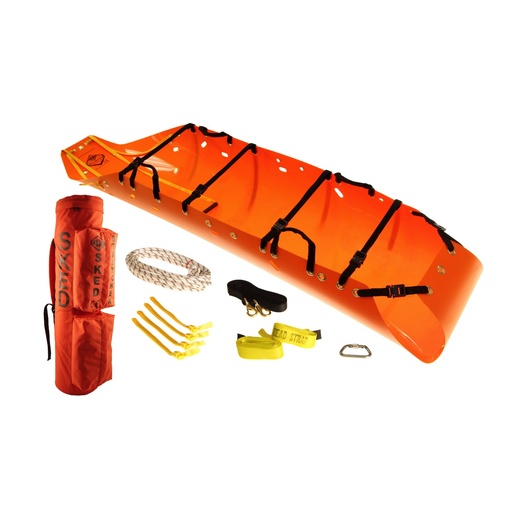 [SED-SK-200C-OR] Sistema basico de rescate con hebillas cobra, color naranja