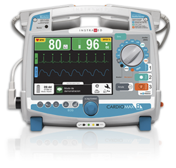Desfibrilador bifasico con monitor Monitor desfibrilador Mod. CARDIOMAX 8 series