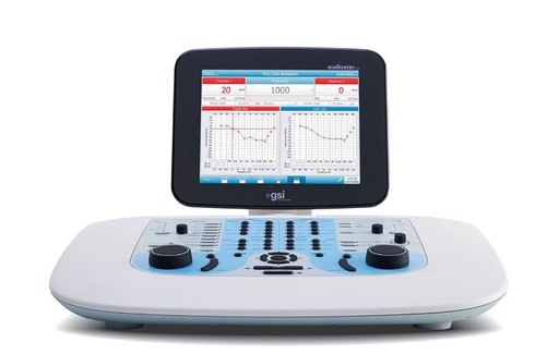 Audiometro Clinico de 2 canales mod. Audiostar Pro con Audifonos y Vibrador Via Osea  