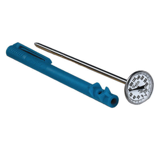 [TAY-6065N] Termometro bimetalico caratula 1" vastago 5" divisiones °C -40+70°C