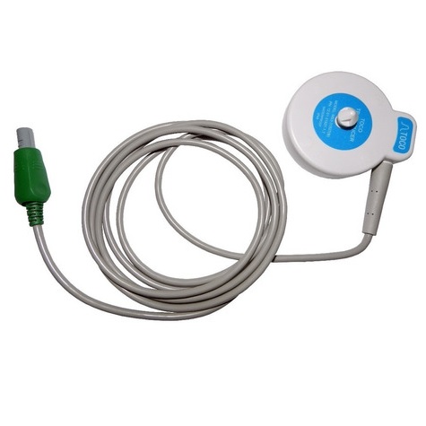Transductor color azul para tococardiografo F3
