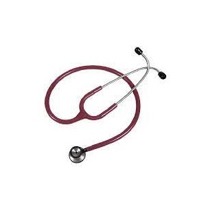 Estetoscopio de acero inoxidable mod. Child-Prestige color vino