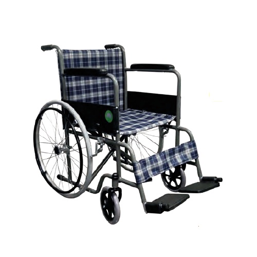 [EKM-WXC18GRFFAS]  Silla de Ruedas 18" con Tapiceria Escocesa