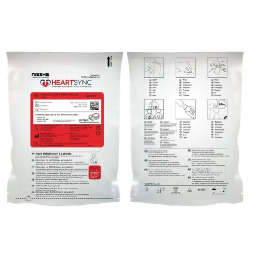 Parche electrodo para desfibrilador adulto pediatrico > 10 Kgs para Physio Control (D313)