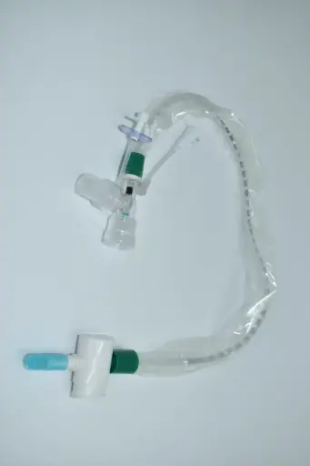 Sistema de succión cerrado pediatrico/adulto 2 ptos 8FR