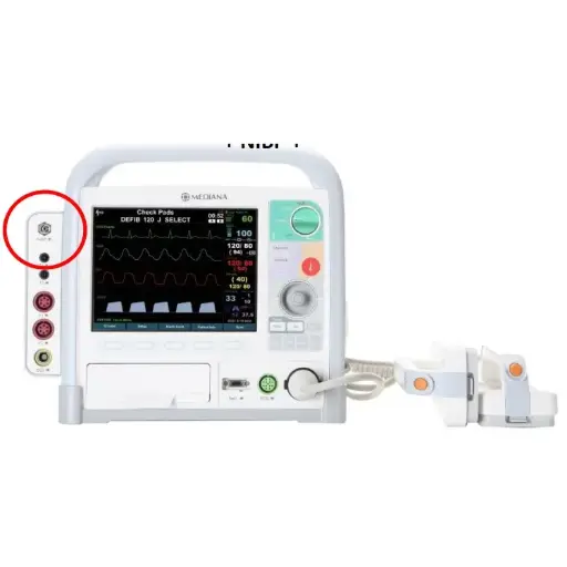 Desfibrilador bifasico [ECG+NIBP+TEMP]
