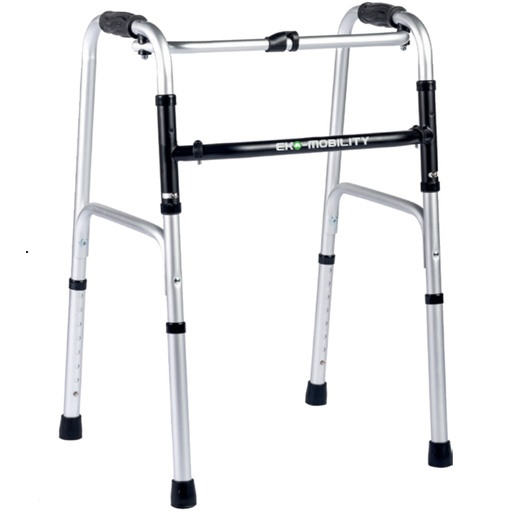 [EKM-EA100101] Andadera Plegable Color Plata