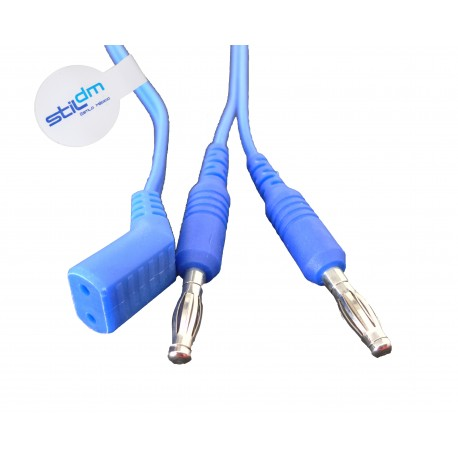 [SDM-ESTC-001A] Cable para pinzas bipolar con entrada americana compatible con equipos Valleylab y Conmed
