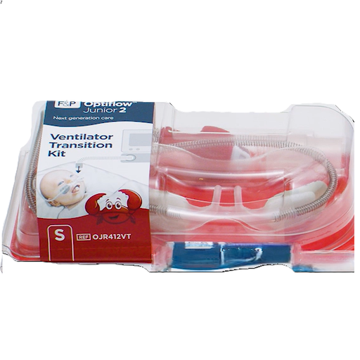 [FPY-OJR412VT] Kit de transición entre interfaz nasal y ventilador Optiflow Junior 2 CH