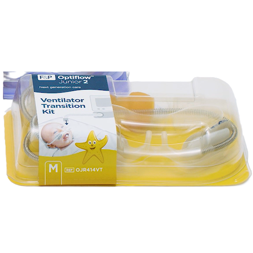 [FPY-OJR414VT] Kit de transición entre interfaz nasal y ventilador Optiflow Junior 2 M