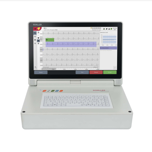 Electrocardiografo de 12 canales CARDIOVIT AT-180 pantalla tactil de 18.5" a color