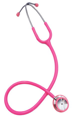 [MES-HS-30J-C3V1] Estetoscopio doble campana deluxe color rosa