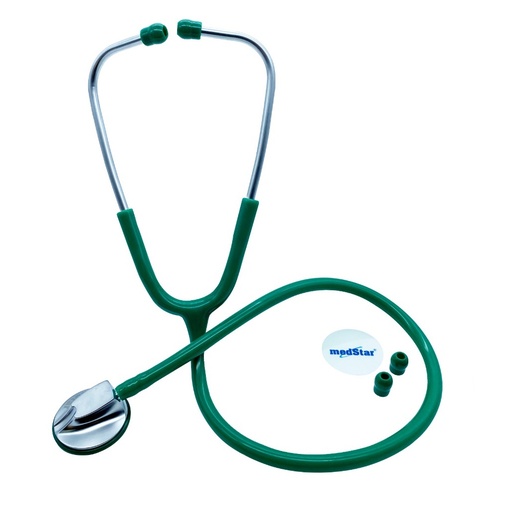 [MES-HS-30N-C10V1] Estetoscopio de una campana de lujo color verde