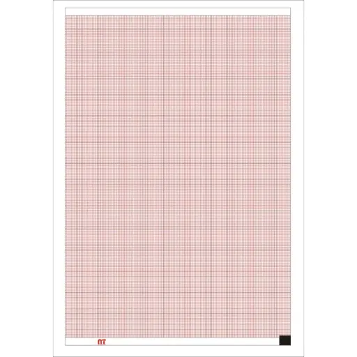 Papel para ECG en Z de 21 x 14cm x 20m para ZGN-90 caja c/20 paq. c/142 hojas