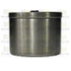 Bote para gasas de 4 lts. en acero inoxidable de 17x19cm de diametro