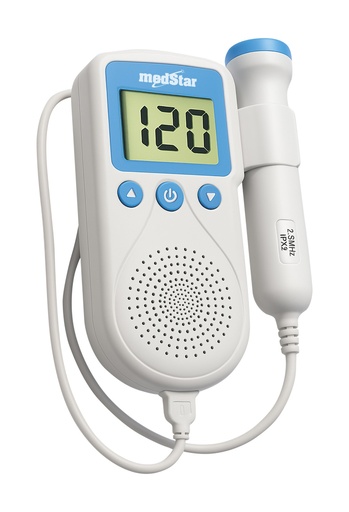 Doppler fetal con detección automática de frecuencia cardiaca (FHR)