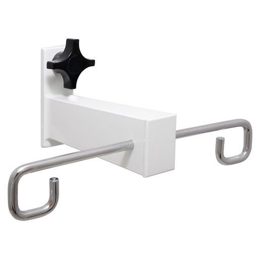 [ARD-902723] Porta sueros con 2 ganchos de aluminio sin riel