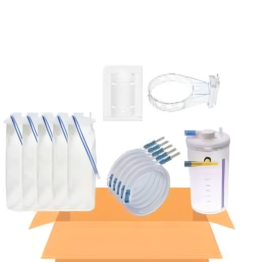 Kit de soporte de pared para canister de 1000 ml con accesorios