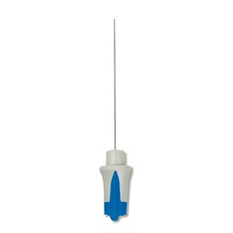 Electrodo de Aguja desechable para EMG Dantec® Azul 37 mm y 0.46 mm de diametro con 0,07mm², Caja c/25pz 