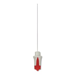 Electrodo de Aguja desechable para EMG Dantec® Roja 50 mm y 0,46 mm de diametro con 0,07mm², Caja c/25pz 