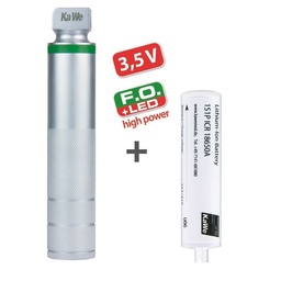 Mango mediano (C) para Laringoscopio F.O., foco LED alta potencia 3.5 V. KaWe (incluye pila Ion Li)