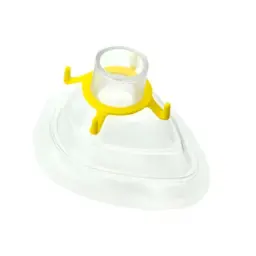 Mascarillas para Anestesia mod. SURE-SEAL® Pediatrica (Amarilla) con Cojin de Aire Sin Pivote de Insuflacion, Caja con 10 pzas