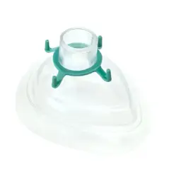 Mascarillas para Anestesia mod. SURE-SEAL® Adulto Joven (Verde) con Cojin de Aire Sin Pivote de Insuflacion, Caja con 10 pzas