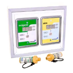 Alarma duplex oxigeno-aire digital empotrable (42191705) c/transductor c/u