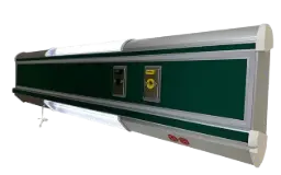 Cabecero horizontal para pacientes 1.20m 2 tomas+riel+iluminacion Mod. Horizon III 