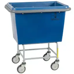 Carro elevado para ropa con parachoques de polietileno medidas 95.88x67.31x100