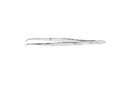Pinza de diseccion sin dientes de 7 pulg (17.8 cm) punta y mango estriado