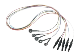 Electrodos de disco reusables (rojo, blanco, azul, negro y amarillo) 5pz