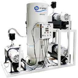 Sistema de vacio Medico Libre de aceite tecnologia de garra apto para WAGD Cuadruplex 101.70 SCFM