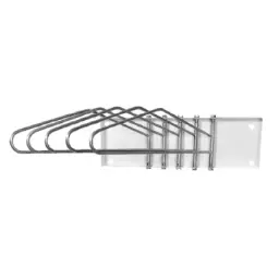 Colgador para mandiles de pared 10 ganchos inoxidable